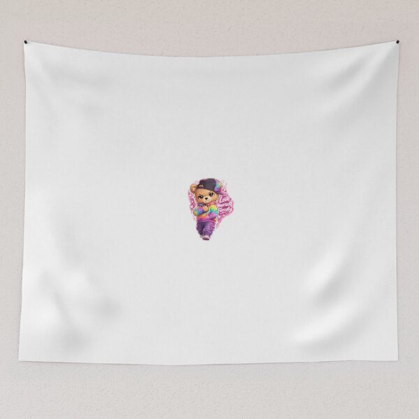 Item preview, Chibi Swag Teddy Bear Sticker – “Love Yourself Fiercely” Cute Aesthetic Streetwear Art designed and sold by SparkVault.