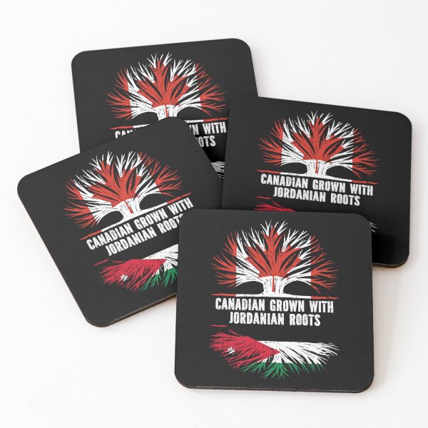 Item preview, Canadian Grown with Jordanian Roots Canada Flag designed and sold by CosmoKitsch.