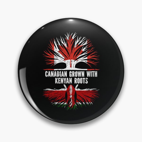 Item preview, Canadian Grown with Kenyan Roots Canada Flag designed and sold by CosmoKitsch.