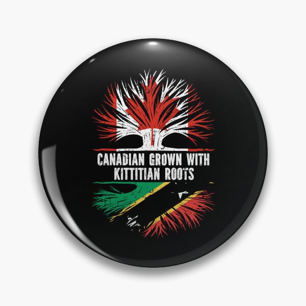Item preview, Canadian Grown with Kittitian Roots Canada Flag designed and sold by CosmoKitsch.