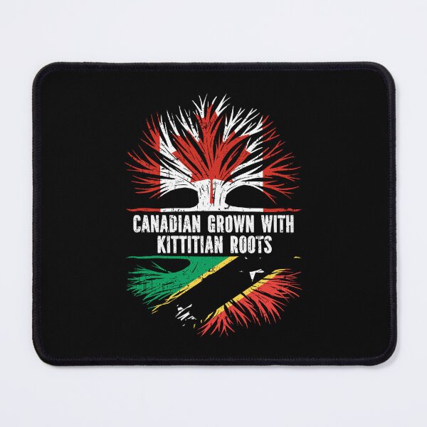 Item preview, Canadian Grown with Kittitian Roots Canada Flag designed and sold by CosmoKitsch.