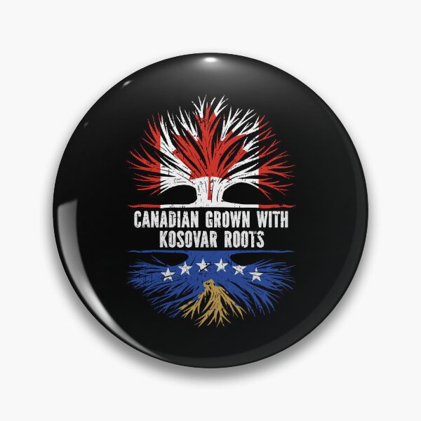 Item preview, Canadian Grown with Kosovar Roots Canada Flag designed and sold by CosmoKitsch.