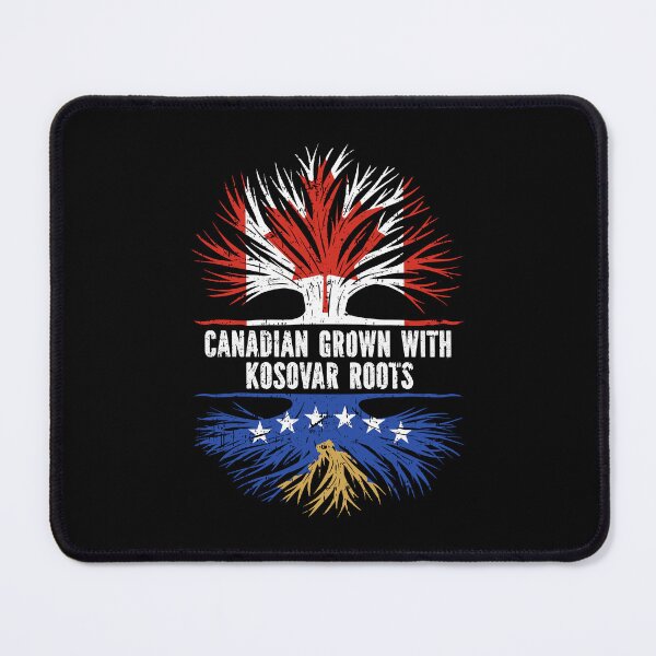 Item preview, Canadian Grown with Kosovar Roots Canada Flag designed and sold by CosmoKitsch.