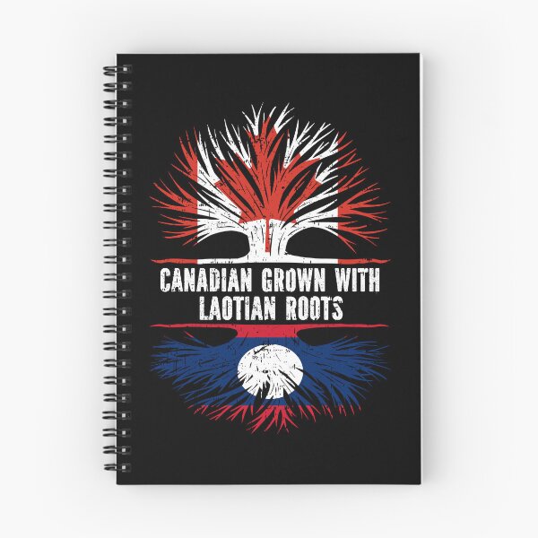 Item preview, Canadian Grown with Laotian Roots Canada Flag designed and sold by CosmoKitsch.
