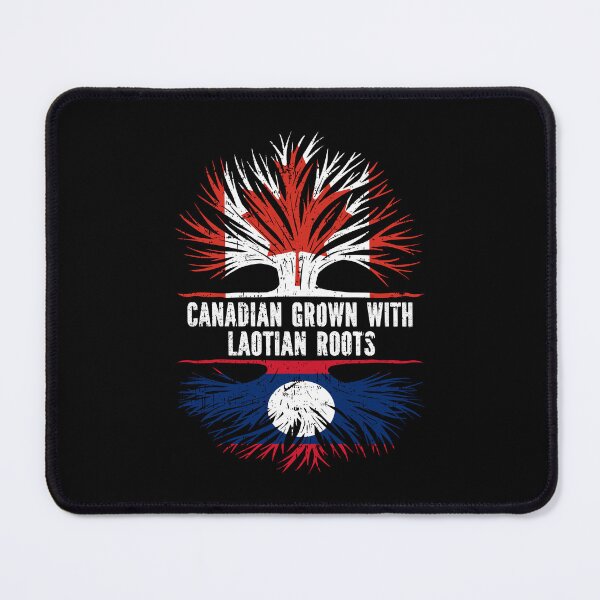 Item preview, Canadian Grown with Laotian Roots Canada Flag designed and sold by CosmoKitsch.