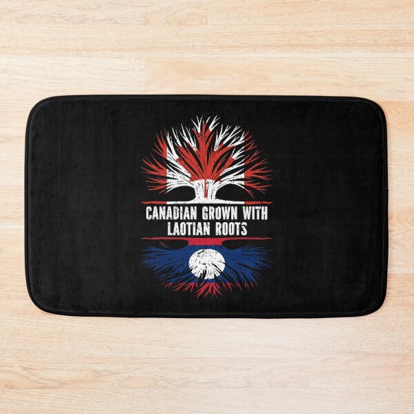 Item preview, Canadian Grown with Laotian Roots Canada Flag designed and sold by CosmoKitsch.