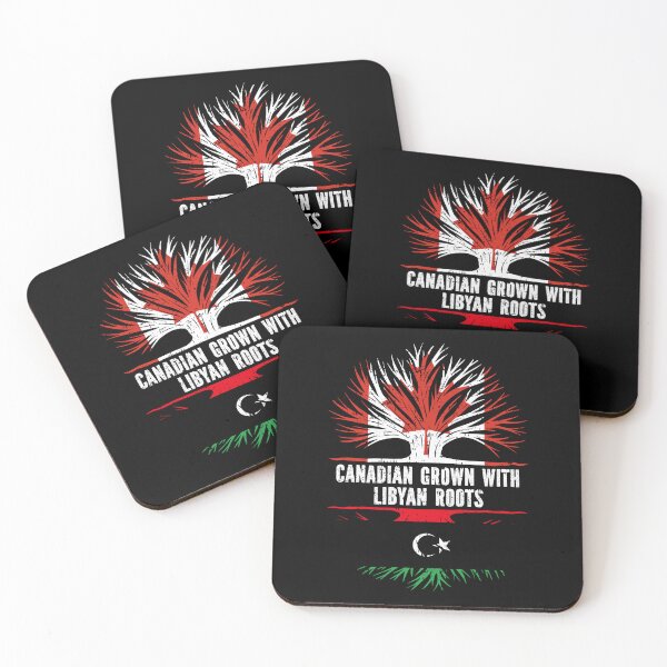 Item preview, Canadian Grown with Libyan Roots Canada Flag designed and sold by CosmoKitsch.