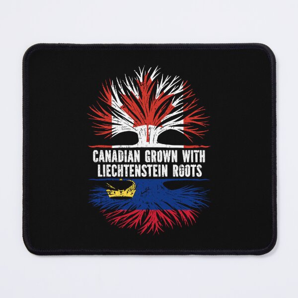 Item preview, Canadian Grown with Liechtenstein Roots Canada Flag designed and sold by CosmoKitsch.