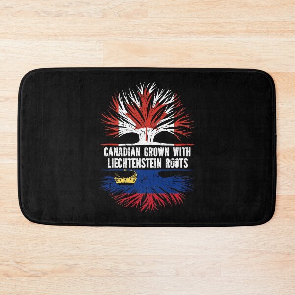 Item preview, Canadian Grown with Liechtenstein Roots Canada Flag designed and sold by CosmoKitsch.