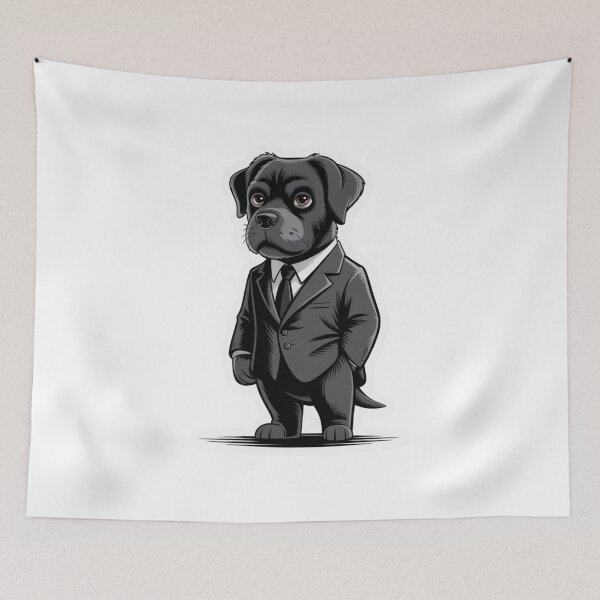 Item preview, CEO Dog in Suit - Funny Office Boss Pet Art designed and sold by fotoNoz.