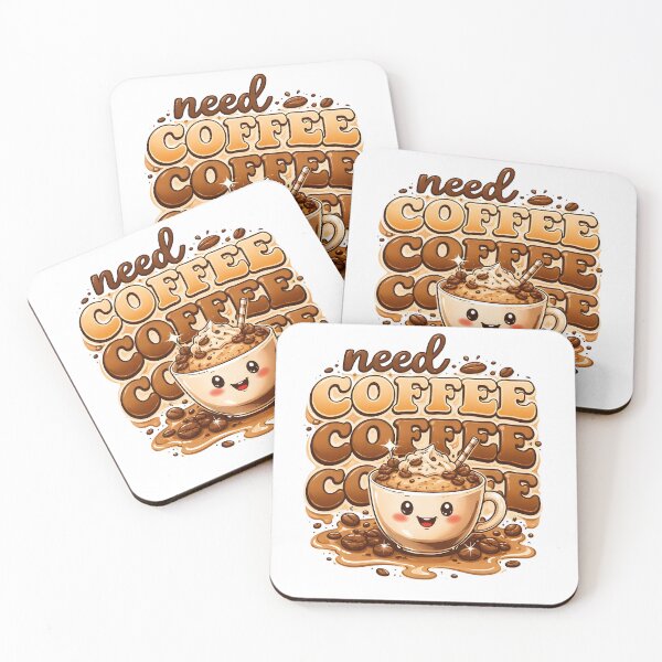 Item preview, Funny Kawaii Coffee Mug | Cute Need Coffee Quote designed and sold by chicdeboutique.