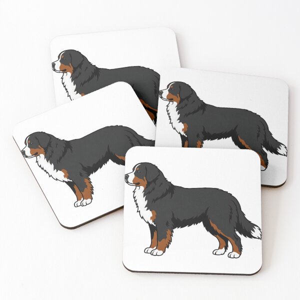 Item preview, Minimalist Bernese Mountain Dog Illustration designed and sold by DigitalGremlin.