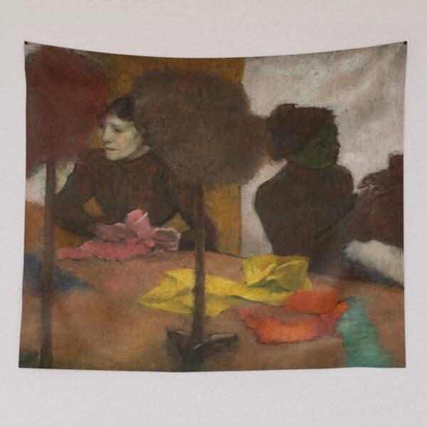 Item preview,  Impressionist Vintage Painting Seamstress Workshop Design for Art Lovers designed and sold by RickE.