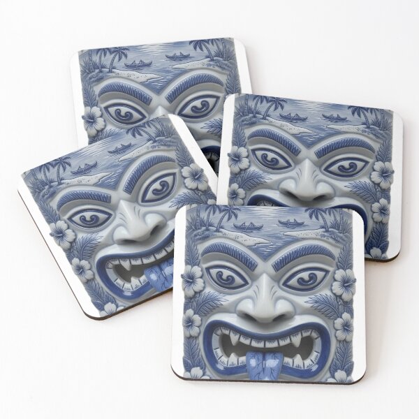 Item preview, Delft Tiki designed and sold by MatrixTattoo.