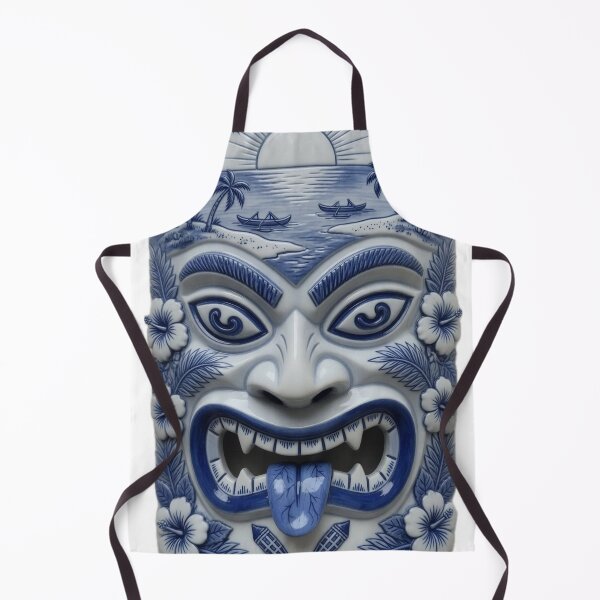 Item preview, Delft Tiki designed and sold by MatrixTattoo.