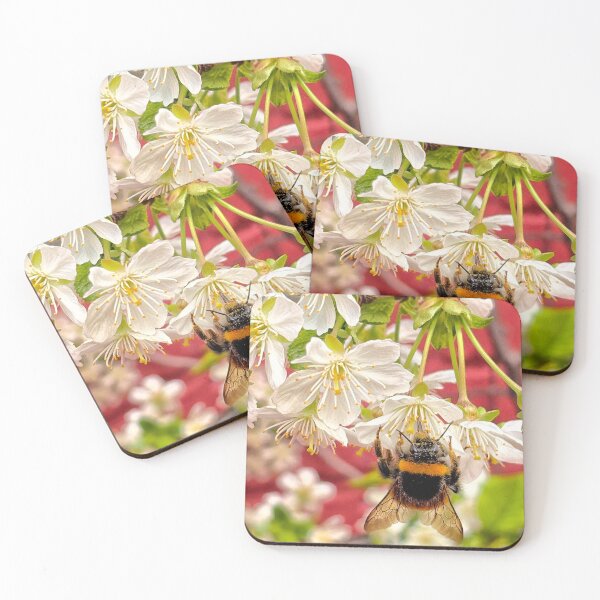 Item preview, Bumblebee gathering pollen from a Cherry Tree designed and sold by Violaman.