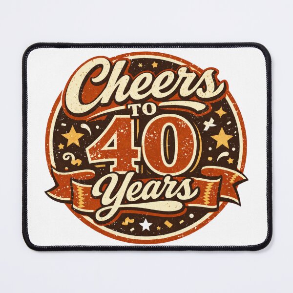 Item preview, Cheers to 40 Years – Funny 40th Birthday Milestone Celebration Design designed and sold by rushaib.