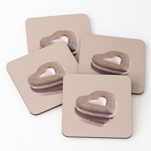 Item preview, Chocolate Heart Biscuits  designed and sold by PopBubbleShop.
