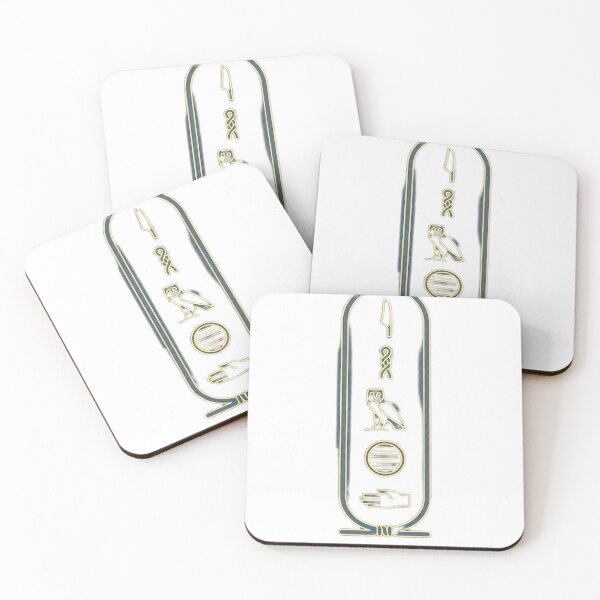 Item preview, Egyptian Cartouche of Ahmed | Minimalist Gold Hieroglyphic Name Design designed and sold by A-G-store.