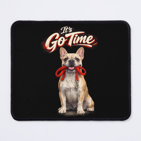 Item preview, French Bulldog "It’s Go Time" Design – Funny Frenchie Dog Lover Gift, Cute Bulldog Graphic designed and sold by 486DesignCo.