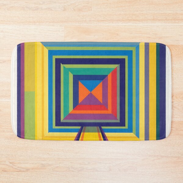 Item preview, Infinite Spectrum: Geometric Retro Square Illusion designed and sold by DW-AiRT.
