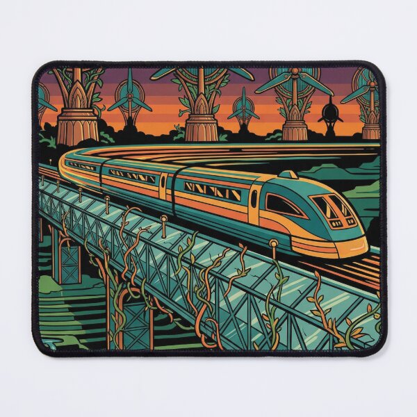 Item preview, Solarpunk Future City Eco Utopia Sunset designed and sold by LIVE_FREE.
