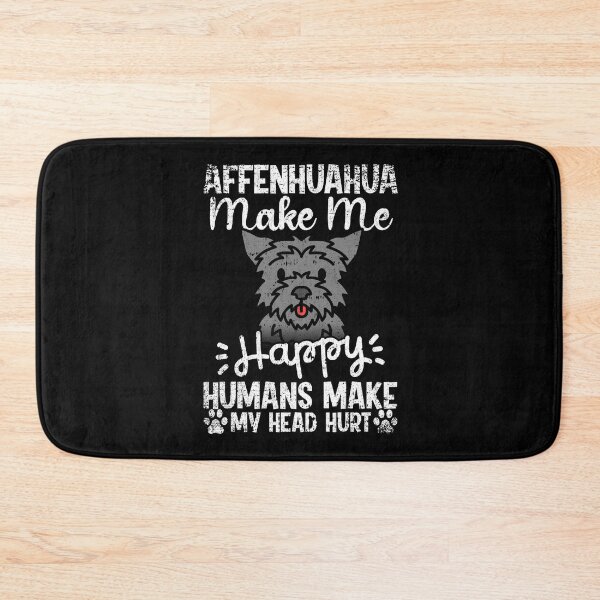 Item preview, Affenhuahua Make Me Happy Humans Make My Head Hurt Funny Humorous Dog Lovers designed and sold by CosmoKitsch.