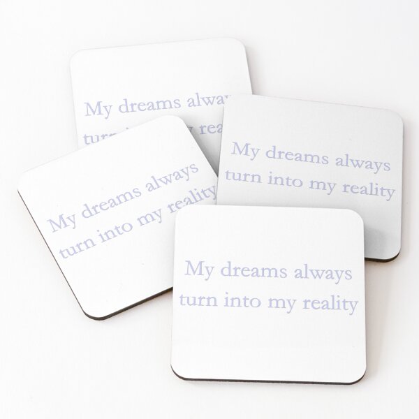 Item preview, My Dreams Always Turn Into My Reality Manifestation Print designed and sold by EvelynKarina.