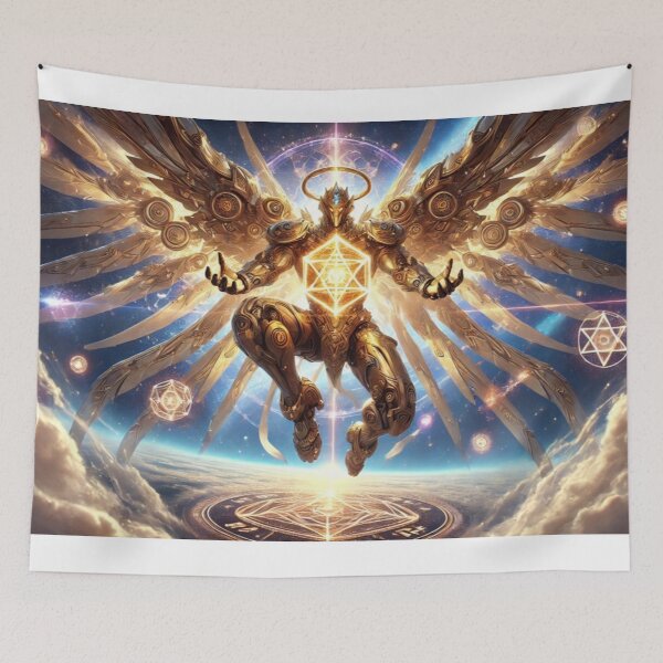 Item preview, Sacred Geometry Angel – Cosmic Mecha Divine Being designed and sold by EchoWave11.