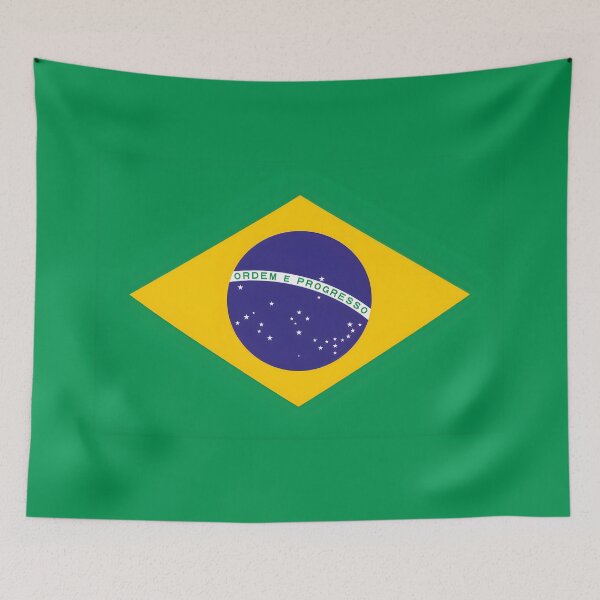 Item preview, Brazil Flag T-Shirt | Brazilian Flag Graphic Tee designed and sold by tokyojeff.