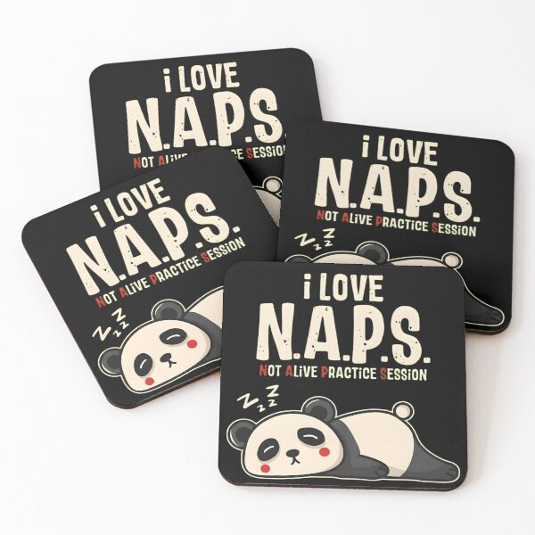 Item preview, I Love NAPS Not Alive Practice Session Cute Sleeping Panda designed and sold by haitrieuic96.