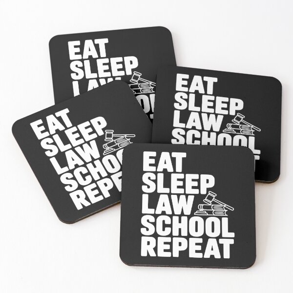 Item preview, Eat Sleep Law School Repeat designed and sold by Frank Ring.