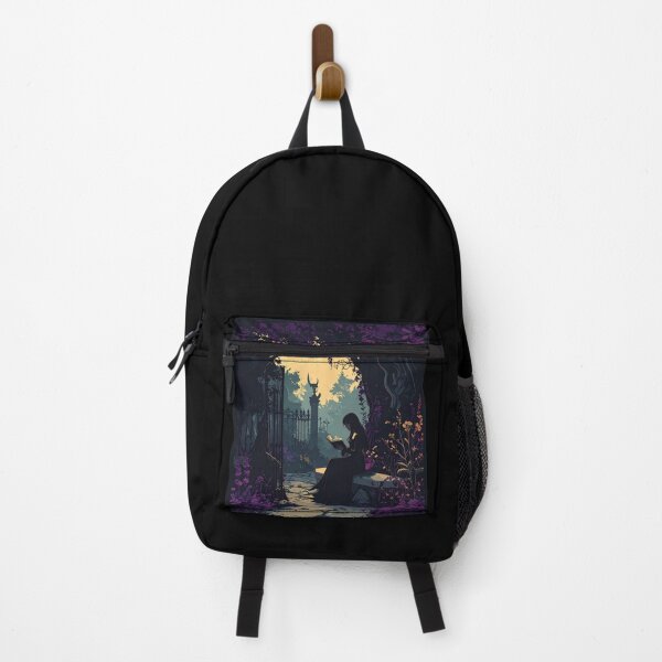 Item preview, Girl Reading in the Haunted Garden designed and sold by TripleMoonCrafts.