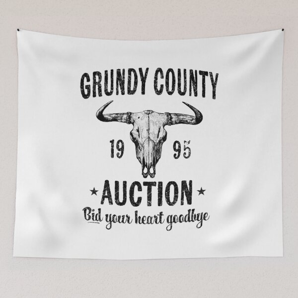 Item preview, Grundy County Auction Vintage Inspired, Western Boho, Rodeo Rustic, Nashville-Style, Southern Retro designed and sold by toongstudio.