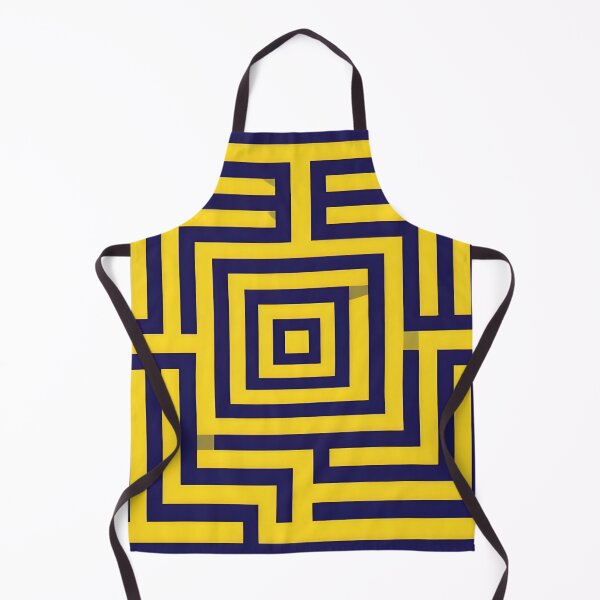 Item preview, Golden Labyrinth: Geometric Navy Maze Design designed and sold by DW-AiRT.