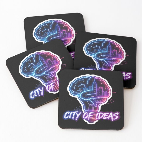Item preview, City of Ideas – Neon Brain Urban Creativity Design designed and sold by PLUSHIWORLDtm.