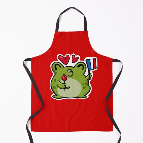 Item preview, French lover frog kawaii cute flag france designed and sold by sianelliot.