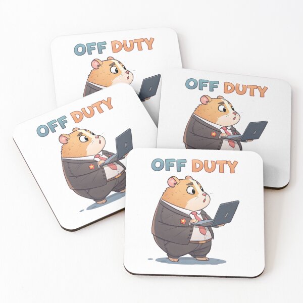 Item preview, Off Duty Hamster – Funny Work Break Office Humor designed and sold by Taans-Creation.