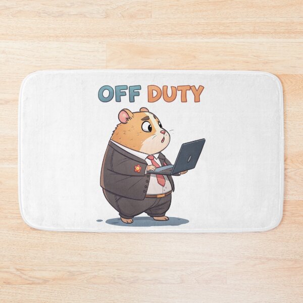Item preview, Off Duty Hamster – Funny Work Break Office Humor designed and sold by Taans-Creation.