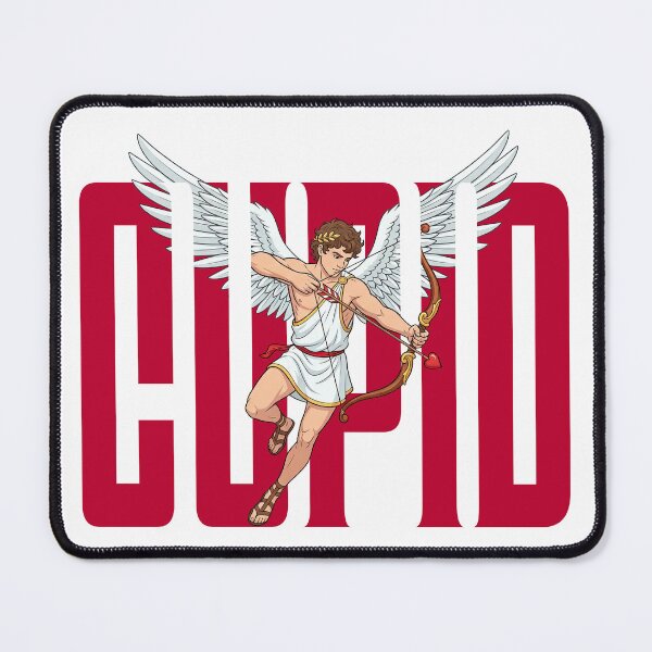 Item preview, Cupid Mythology Graphic - Winged Archer & Bold Typography designed and sold by appratous.