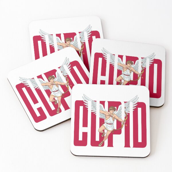 Item preview, Cupid Mythology Graphic - Winged Archer & Bold Typography designed and sold by appratous.