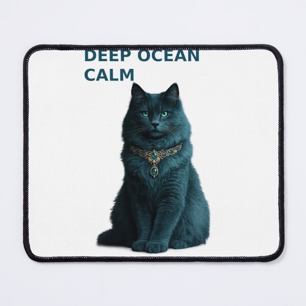 Item preview, Deep Ocean Calm – Persian Cat designed and sold by IrynaLineArt.