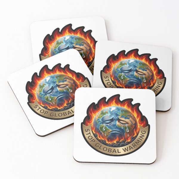 Item preview, Stop Global Warming Crying Earth Awareness designed and sold by Nuvoro Eco Awareness.