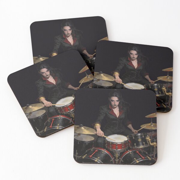 Item preview, Luca Noir Drummer Songwriter  designed and sold by GeoWhimsy Studio.