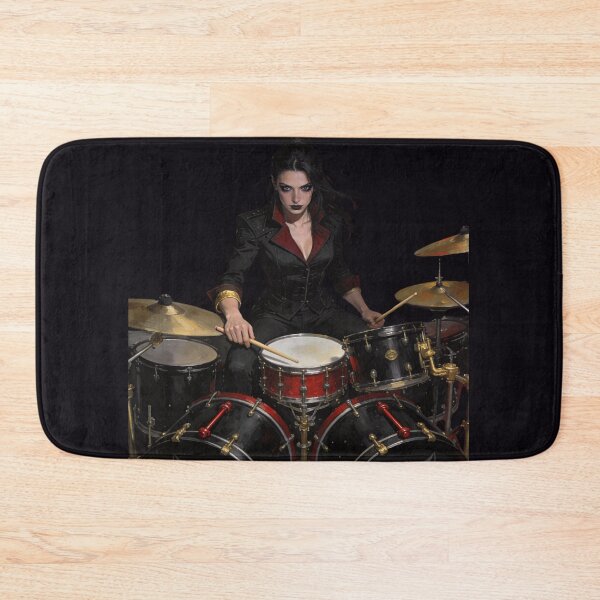 Item preview, Luca Noir Drummer Songwriter  designed and sold by GeoWhimsy Studio.