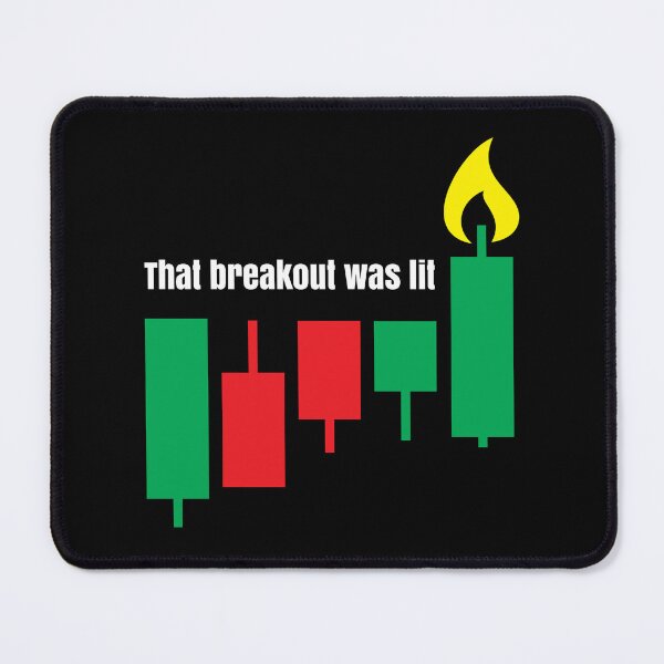Item preview, That Breakout Was Lit – Candlestick Breakout Pattern designed and sold by Andantino.