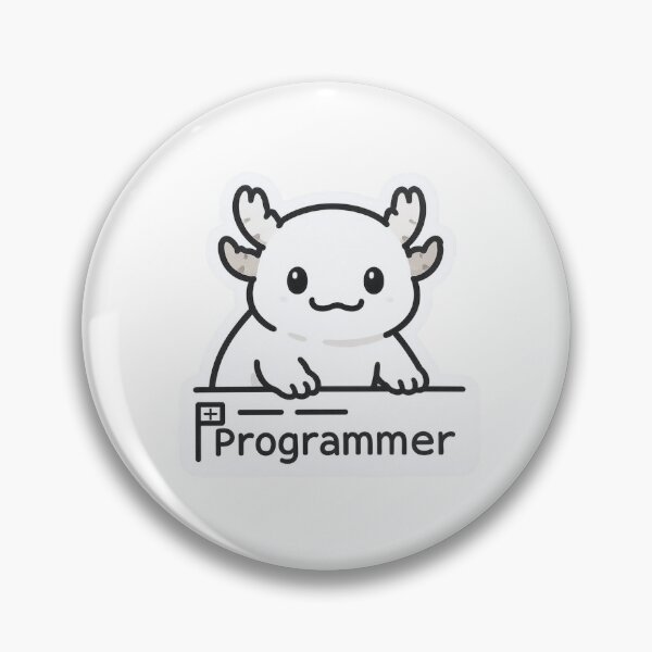 Artikelvorschau, Axolotl-Programmierer – Minimalistischer weißer ästhetischer Tech-Aufkleber entworfen und verkauft von fotoNoz.