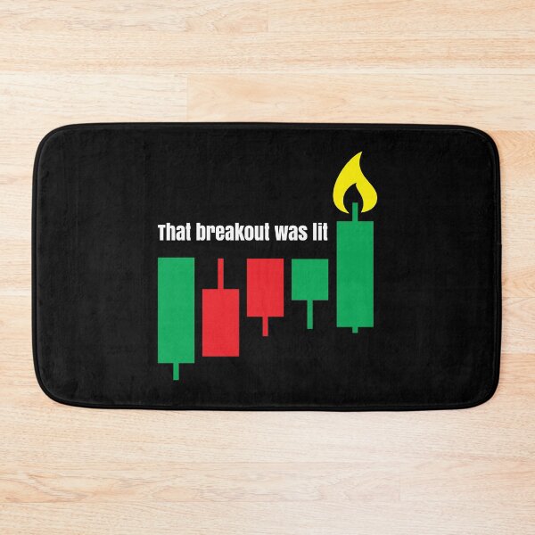 Item preview, That Breakout Was Lit – Candlestick Breakout Pattern designed and sold by Andantino.