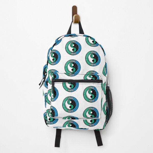 Item preview, Embrace the Balance: Cosmic Love & Hate Yin Yang Design designed and sold by SideKickCreates.