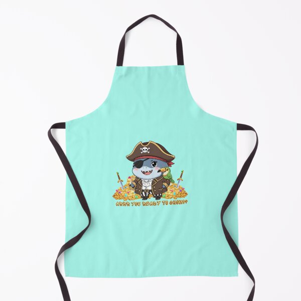 Item preview, Arrr You Ready To Chomp? Pirate Shark designed and sold by Nature's Chibis.